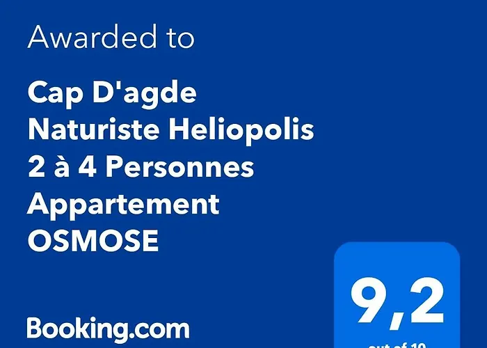 Cap D'agde Naturiste Heliopolis 2 à 4 Personnes Osmose Appartamento *